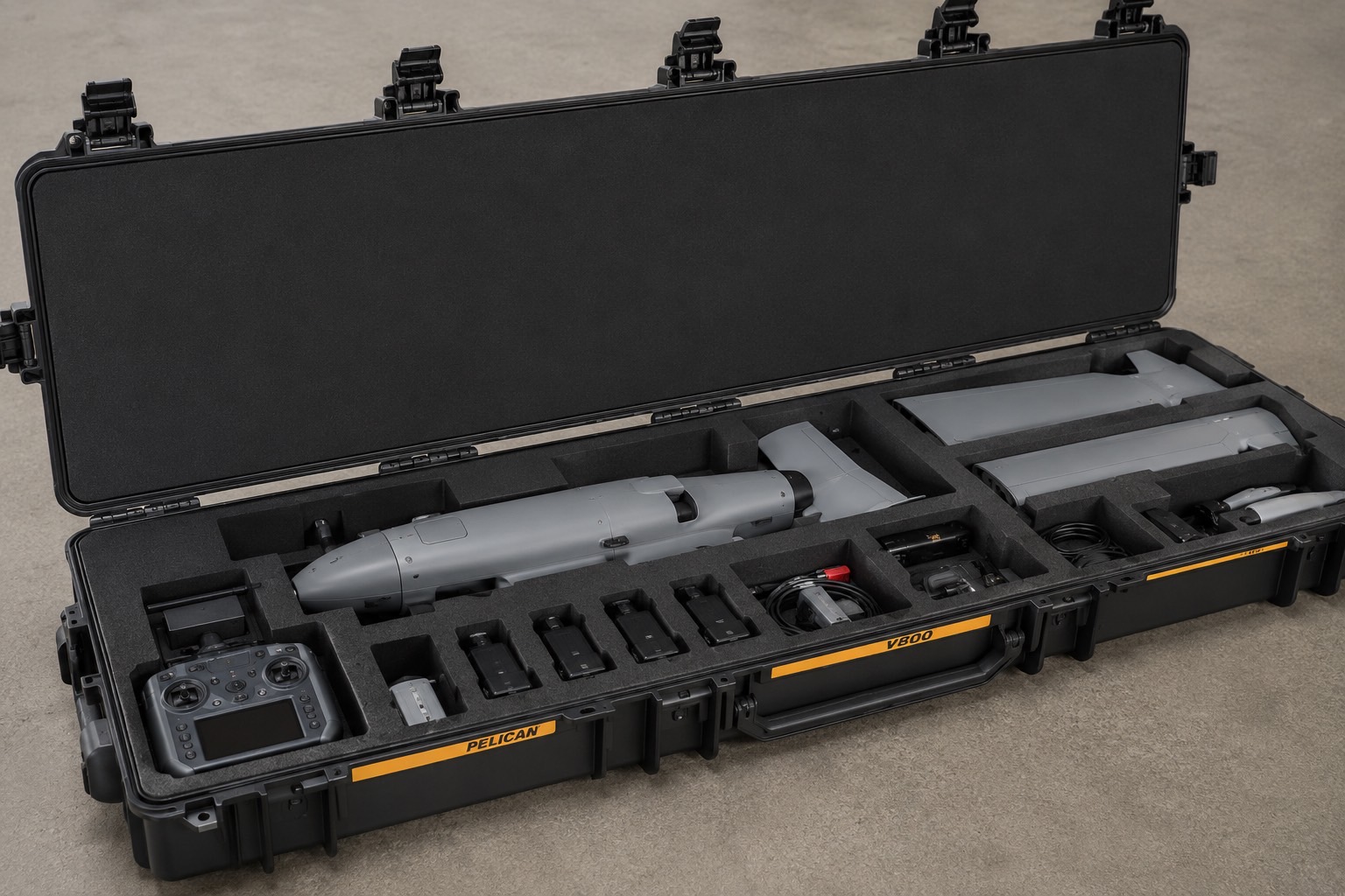 Pelican Vault V800 / V730 無人機部署運輸箱解決方案